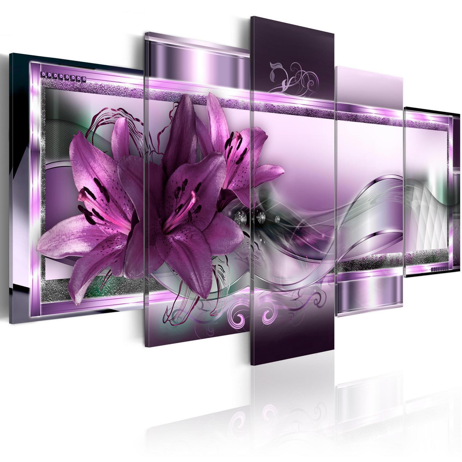 Tableau - Purple Lilies