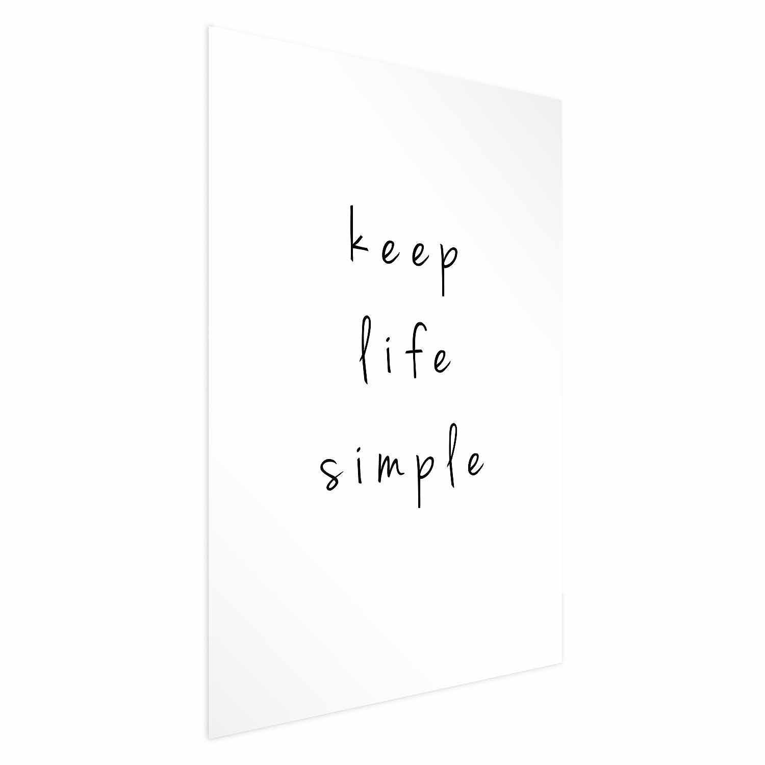 Poster - Keep Life Simple