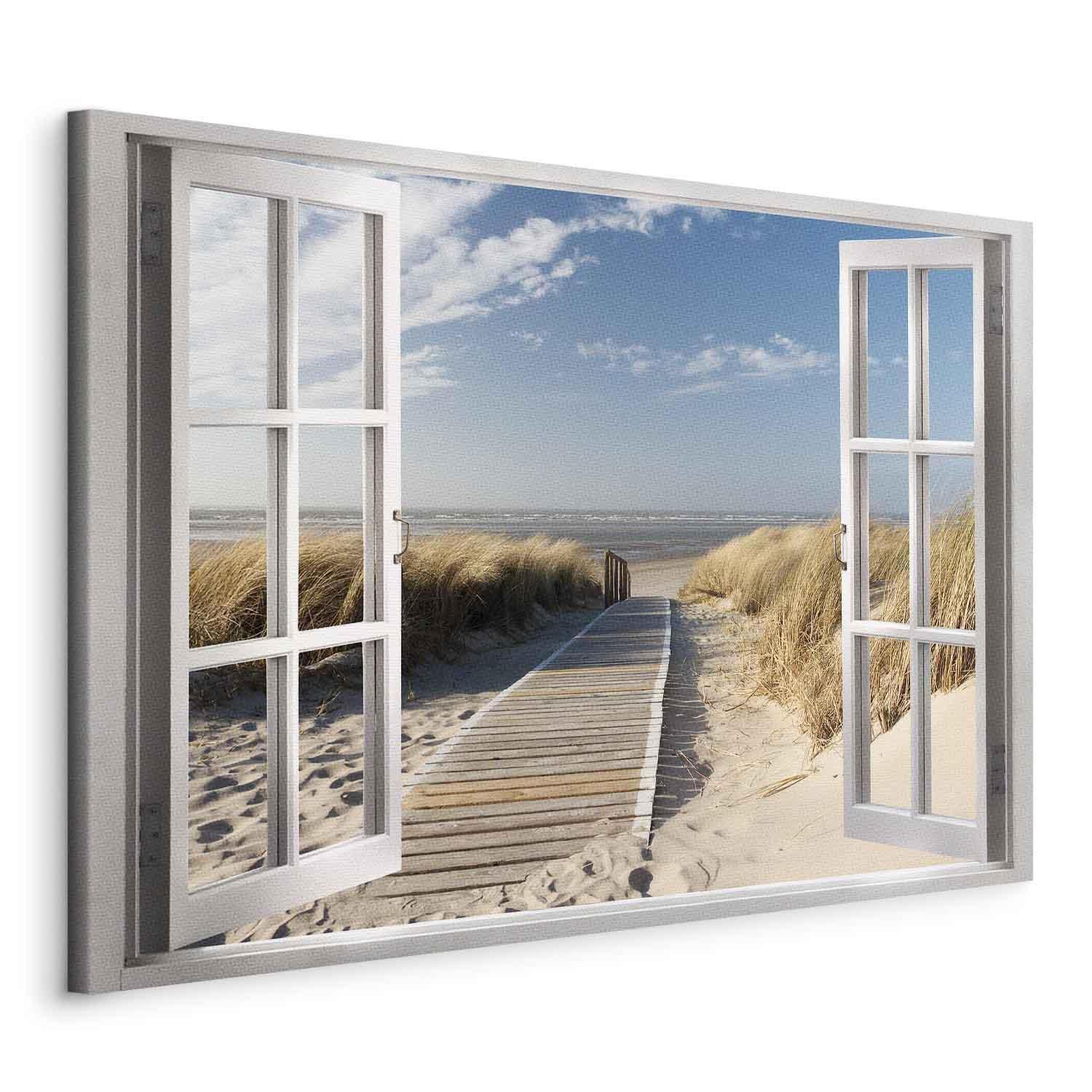 Tableau - Window: View of the Beach