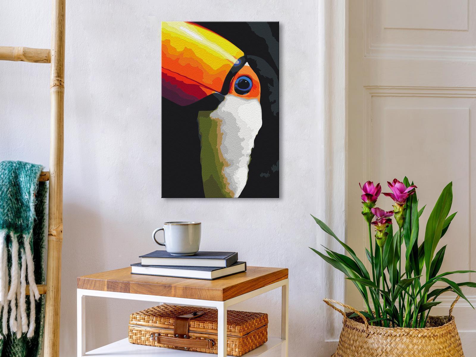 Peinture par numéros - Toucan