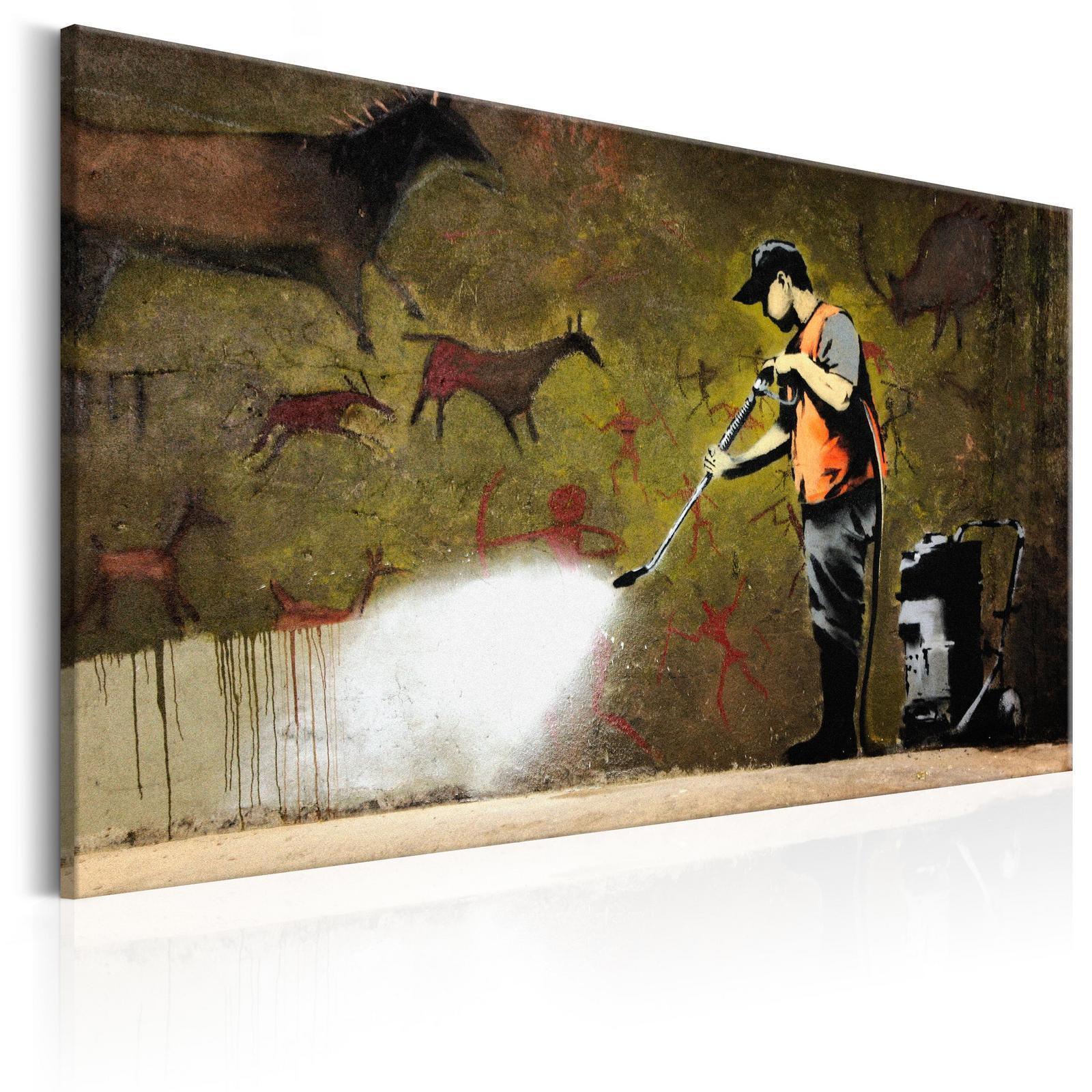 Tableau - Cave Painting by Banksy