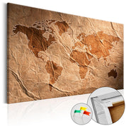Tableau en liège - Paper Map
