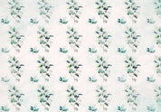 Papier peint - Mint green nature - solid floral pattern with green leaves