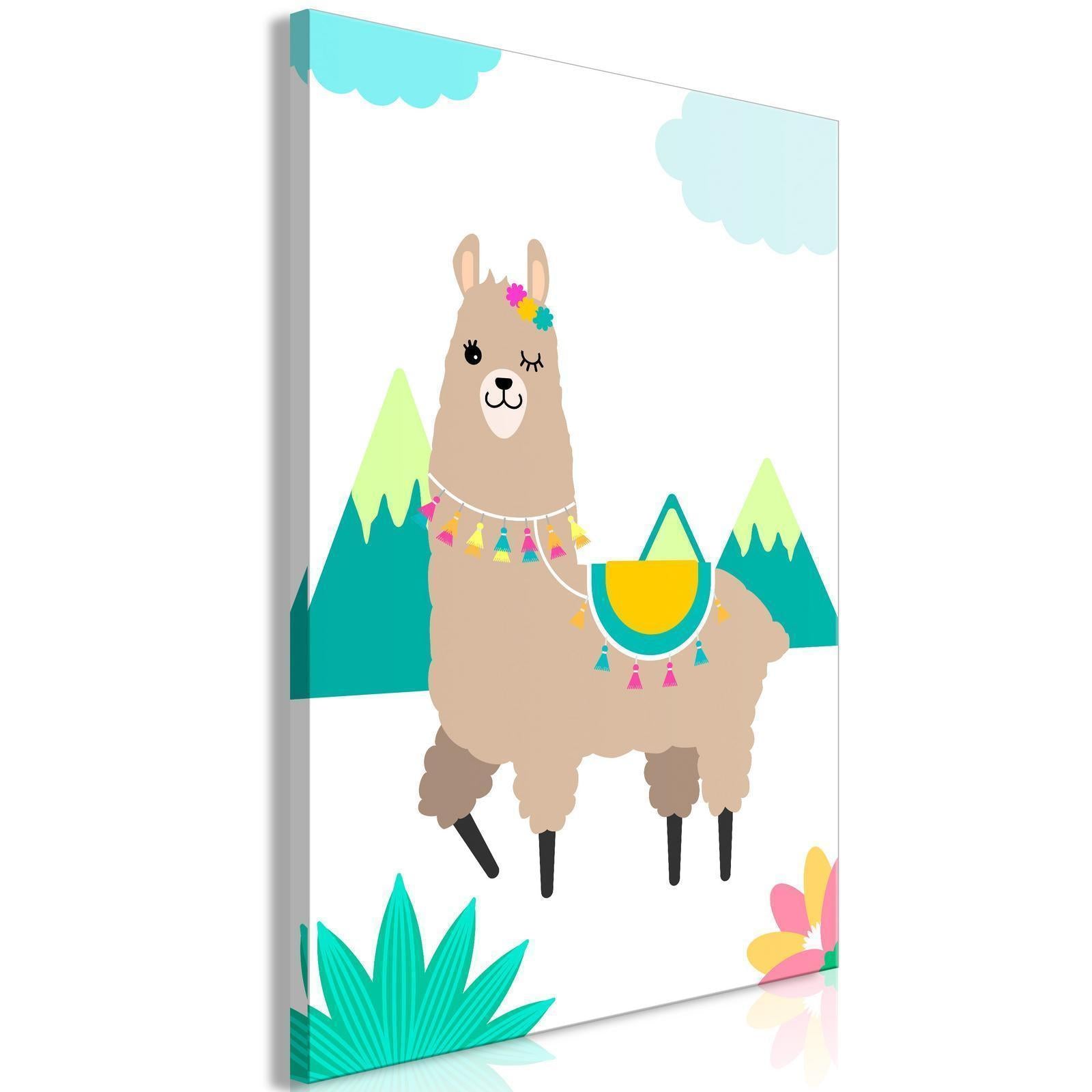 Tableau - Unusual Lama (1 Part) Vertical