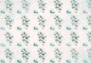 Papier peint - Mint green nature - solid floral pattern with green leaves