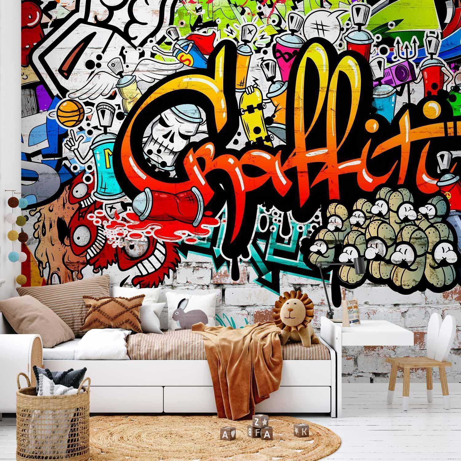 Papier peint - Colorful Graffiti