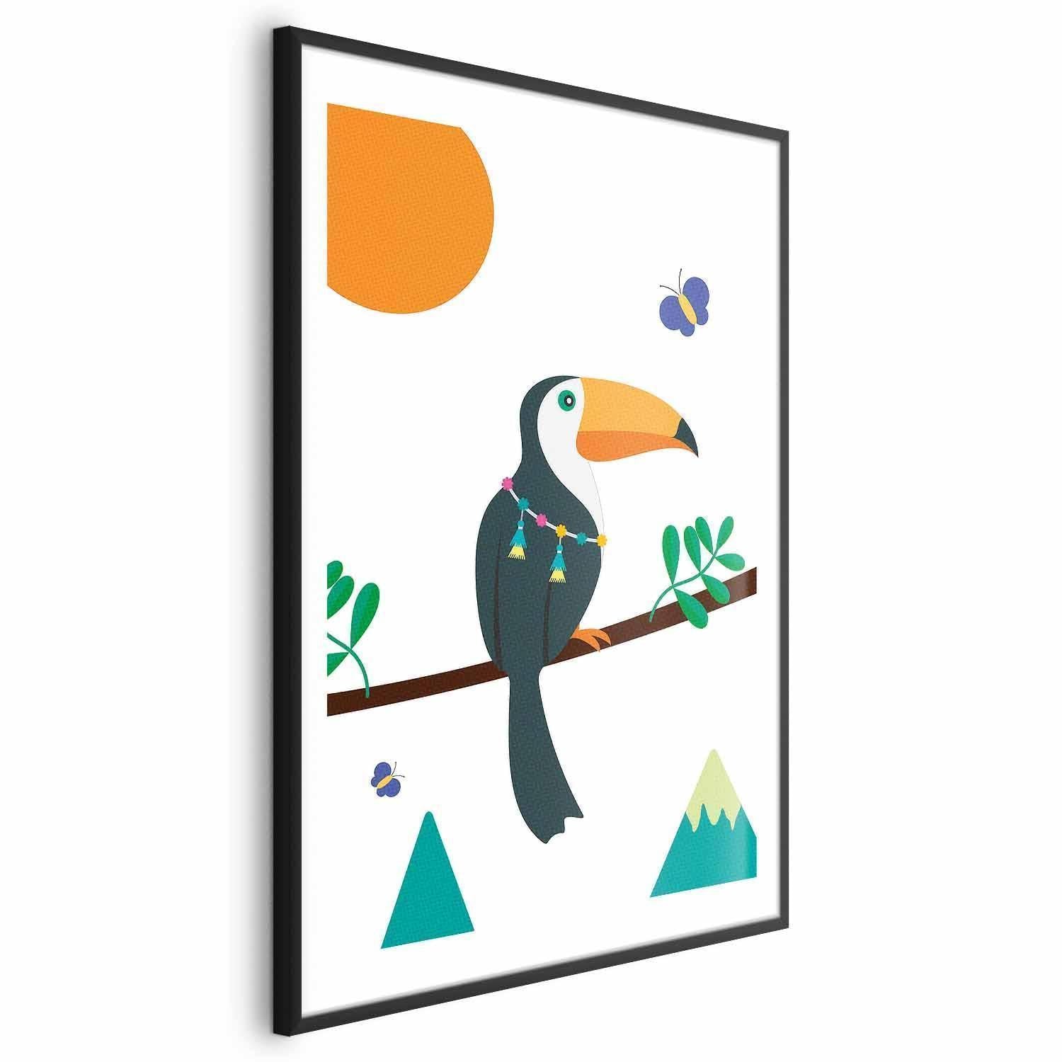 Poster - Toucan and Butterflies
