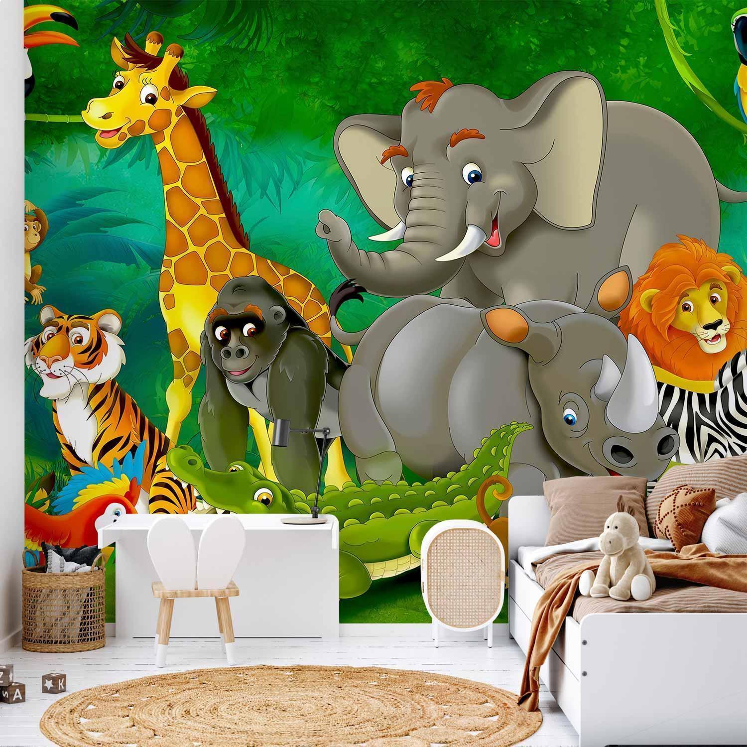 Papier peint - Colourful Safari