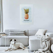 Poster - Pineapple and Stripes