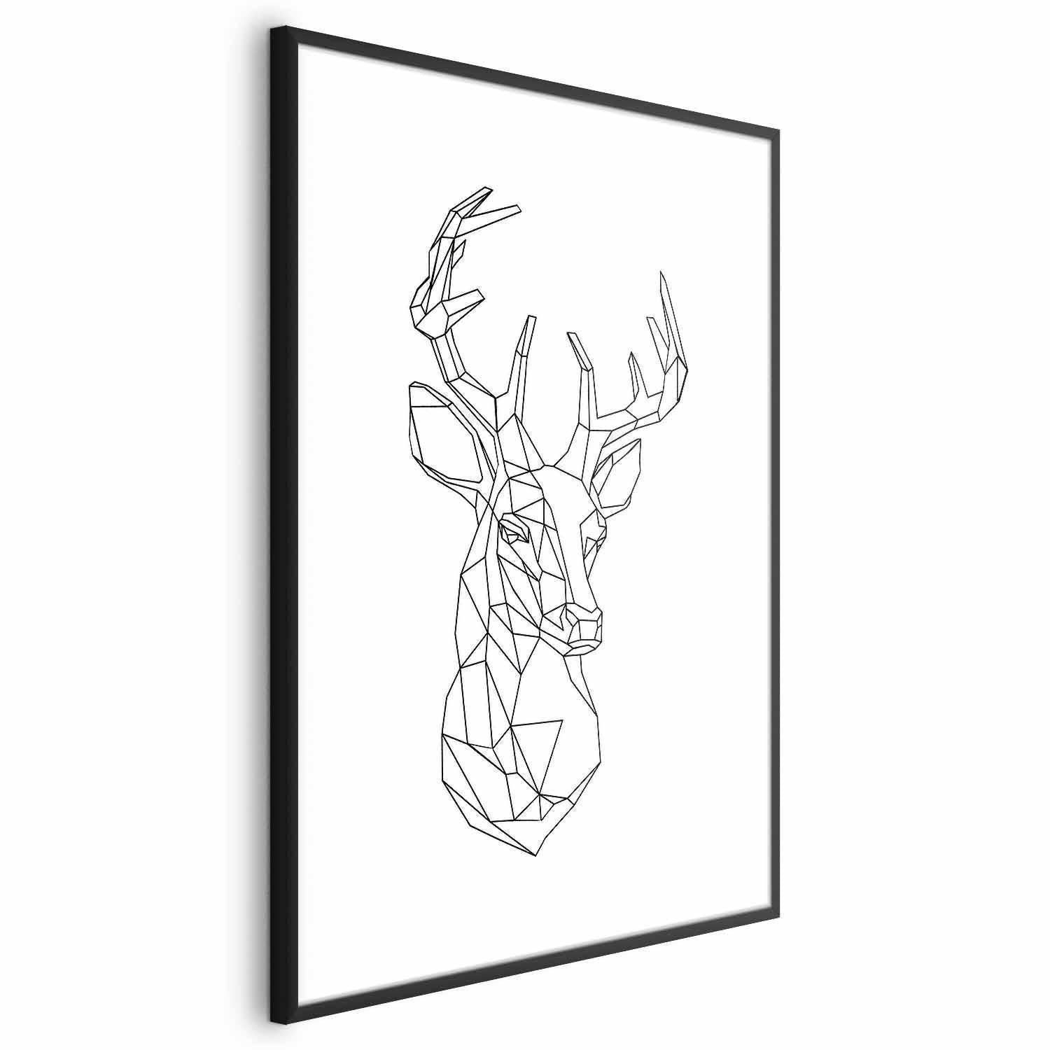 Poster - Geometric Deer