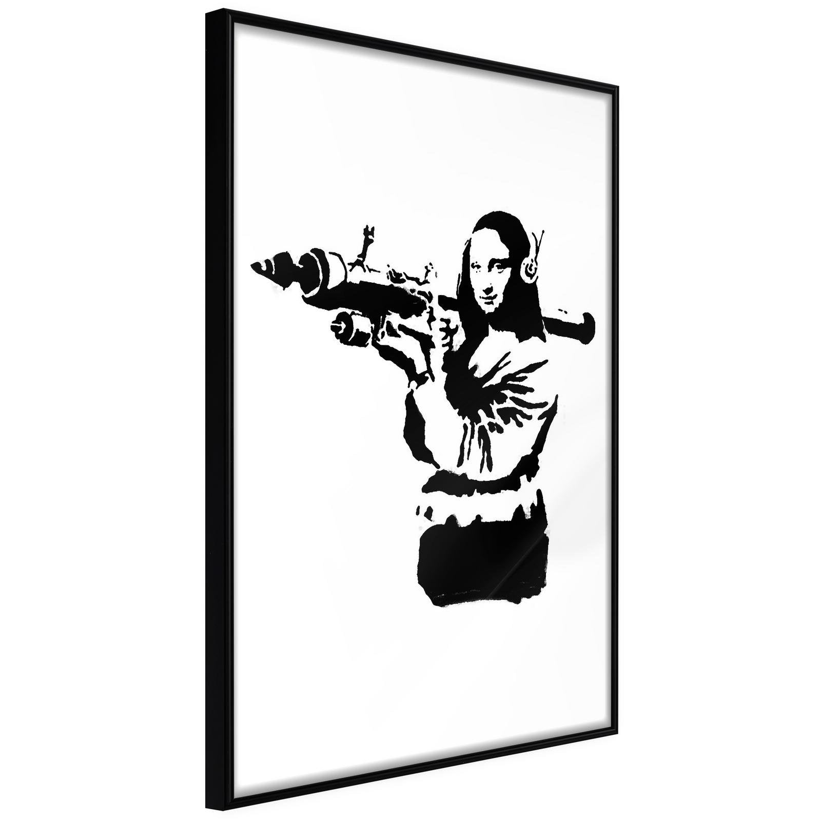 Poster Mona Lisa avec Bazooka II