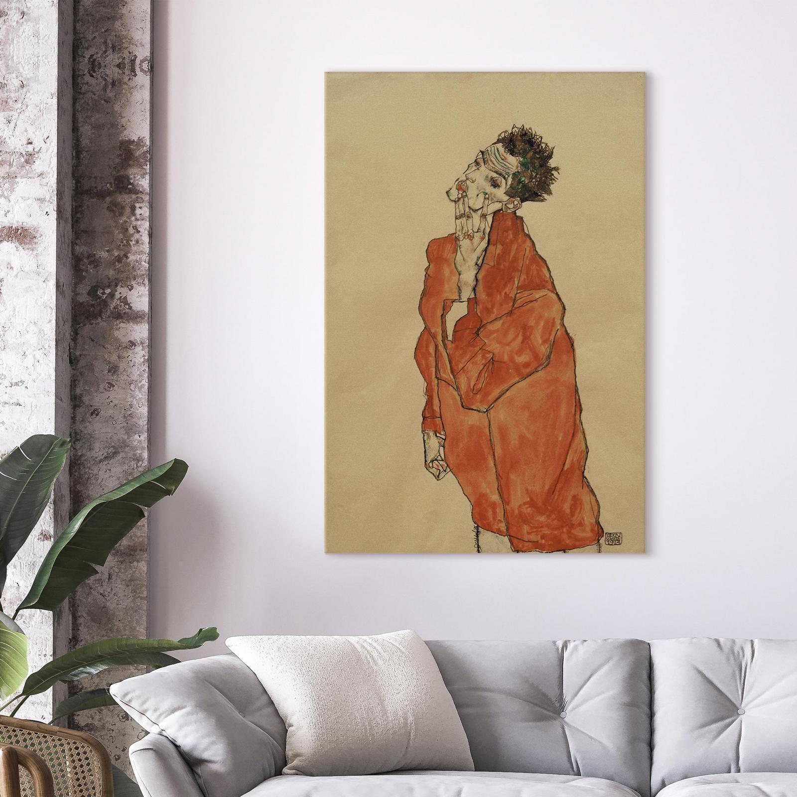 Tableau - Self-Portrait (Man in Orange Jacket)