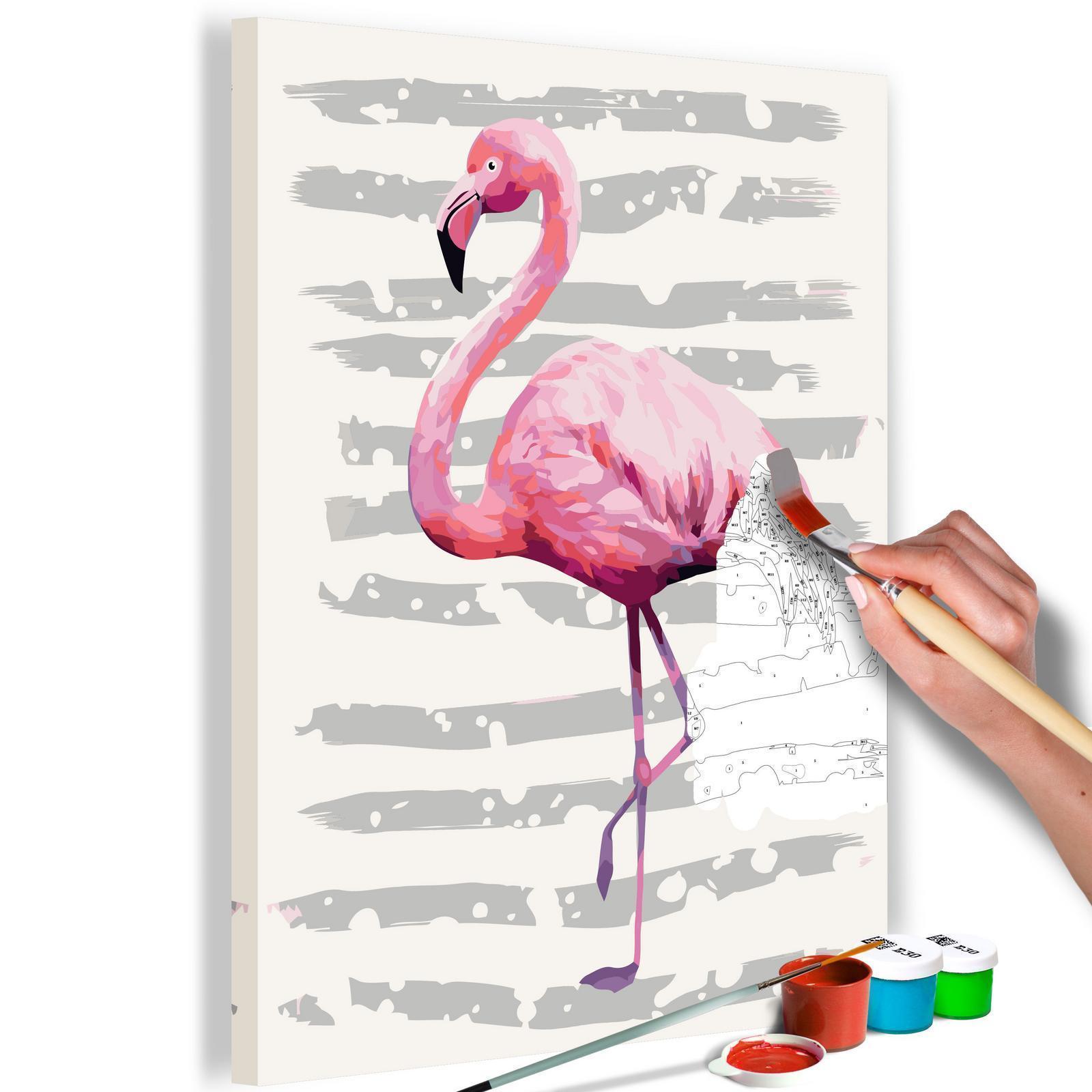 Peinture par numéros - Beautiful Flamingo