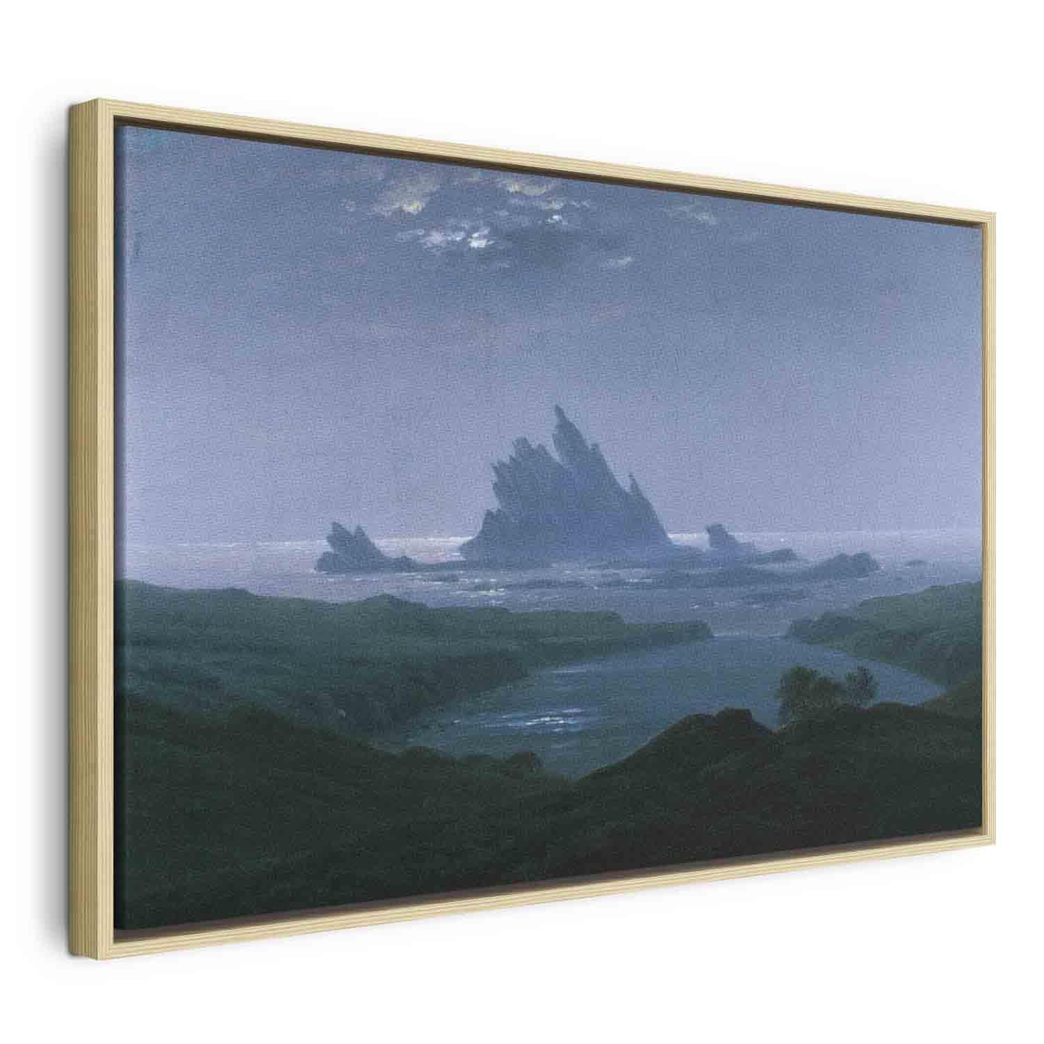 Tableau - Cliff reef on the beach (Caspar David Friedrich)