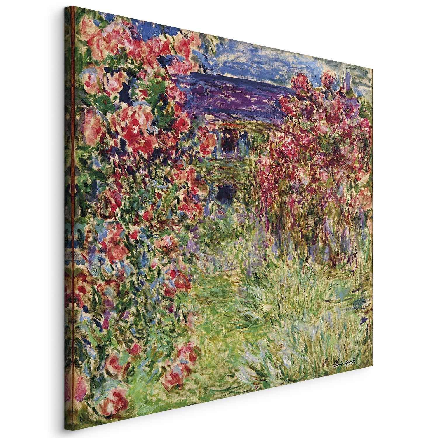 Tableau - La maison dans les roses (Claude Monet)