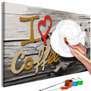 Peinture par numéros - I Love Coffee