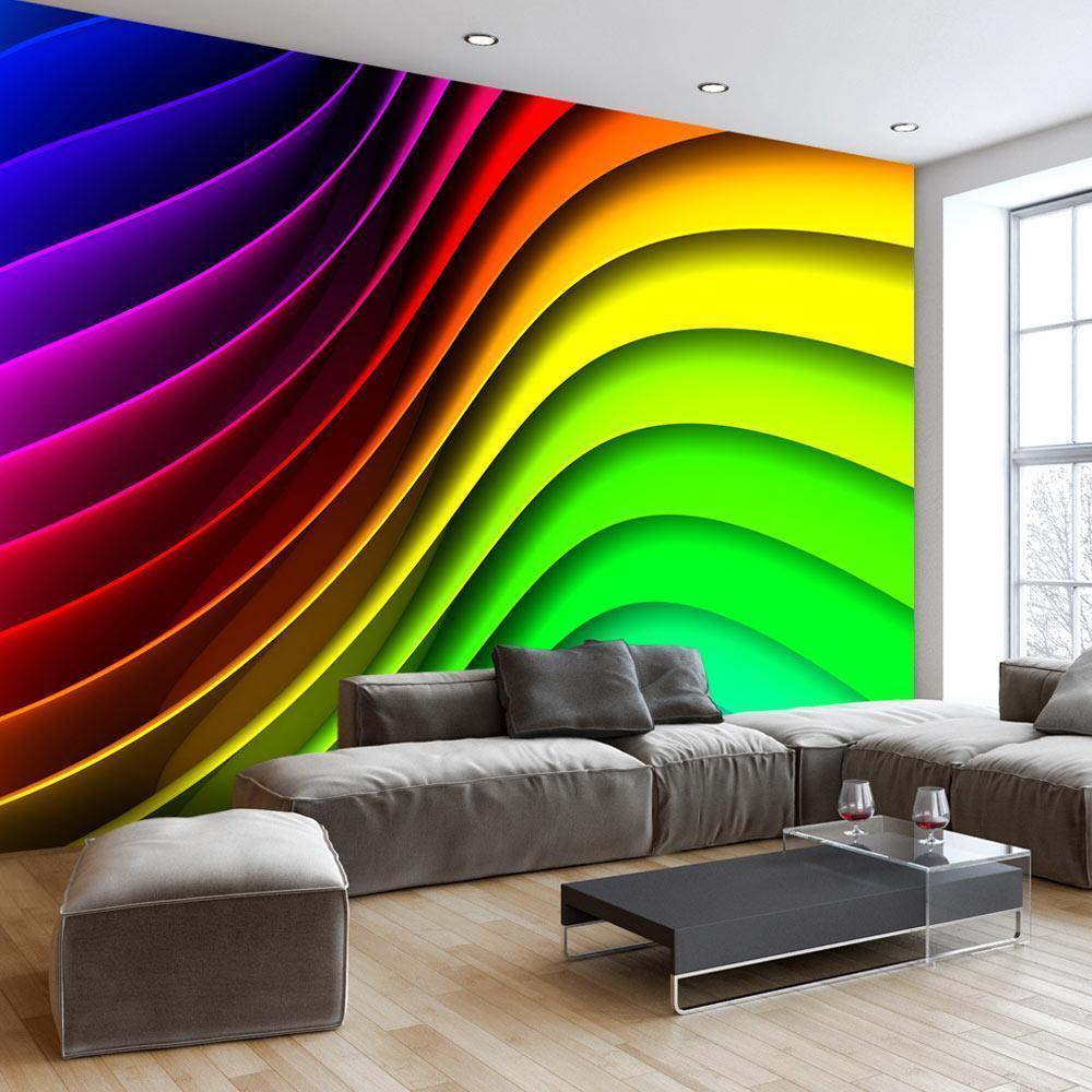 Papier peint - Rainbow Waves