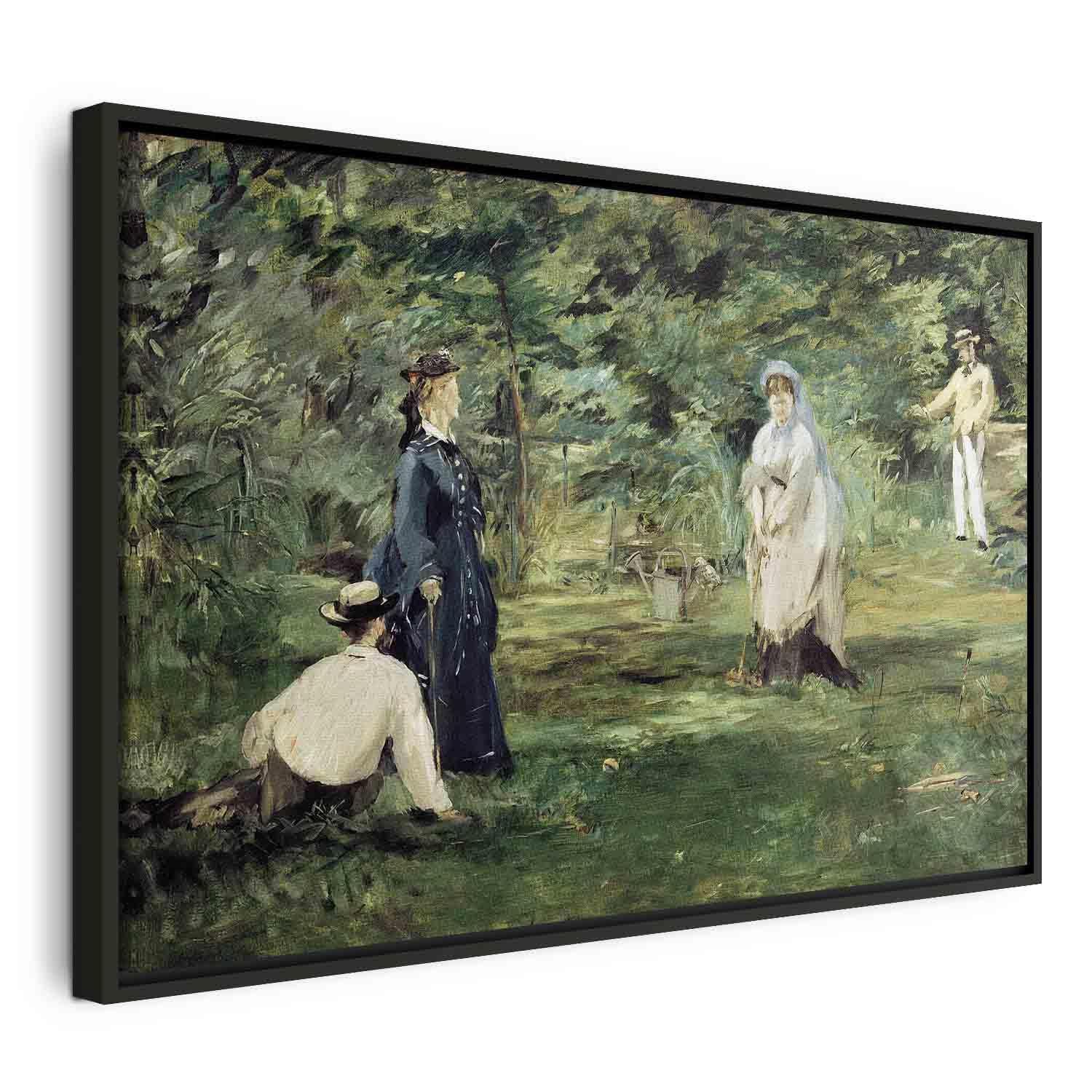 Tableau - La Partie de croquet à Paris (Edouard Manet)