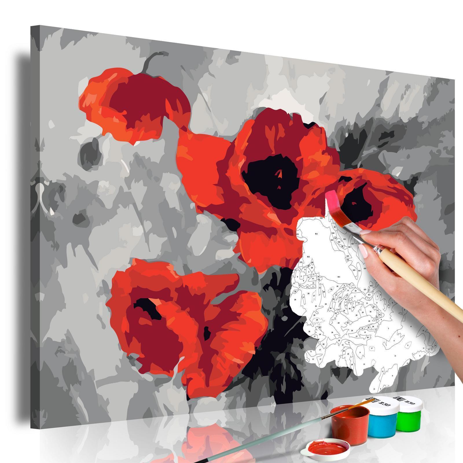 Peinture par numéros - Bouquet of Poppies