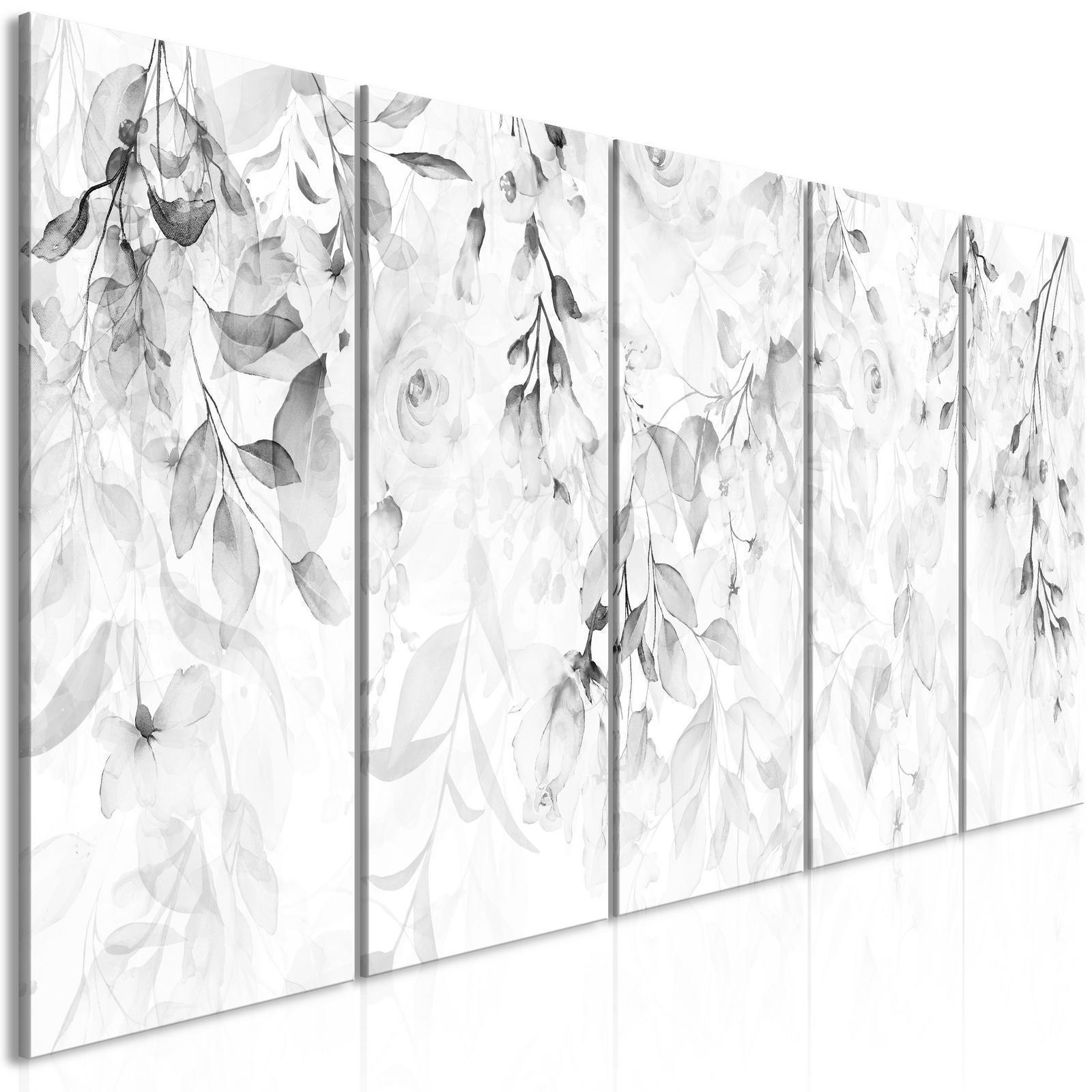 Tableau - Waterfall of Roses (5 Parts) Narrow - Third Variant