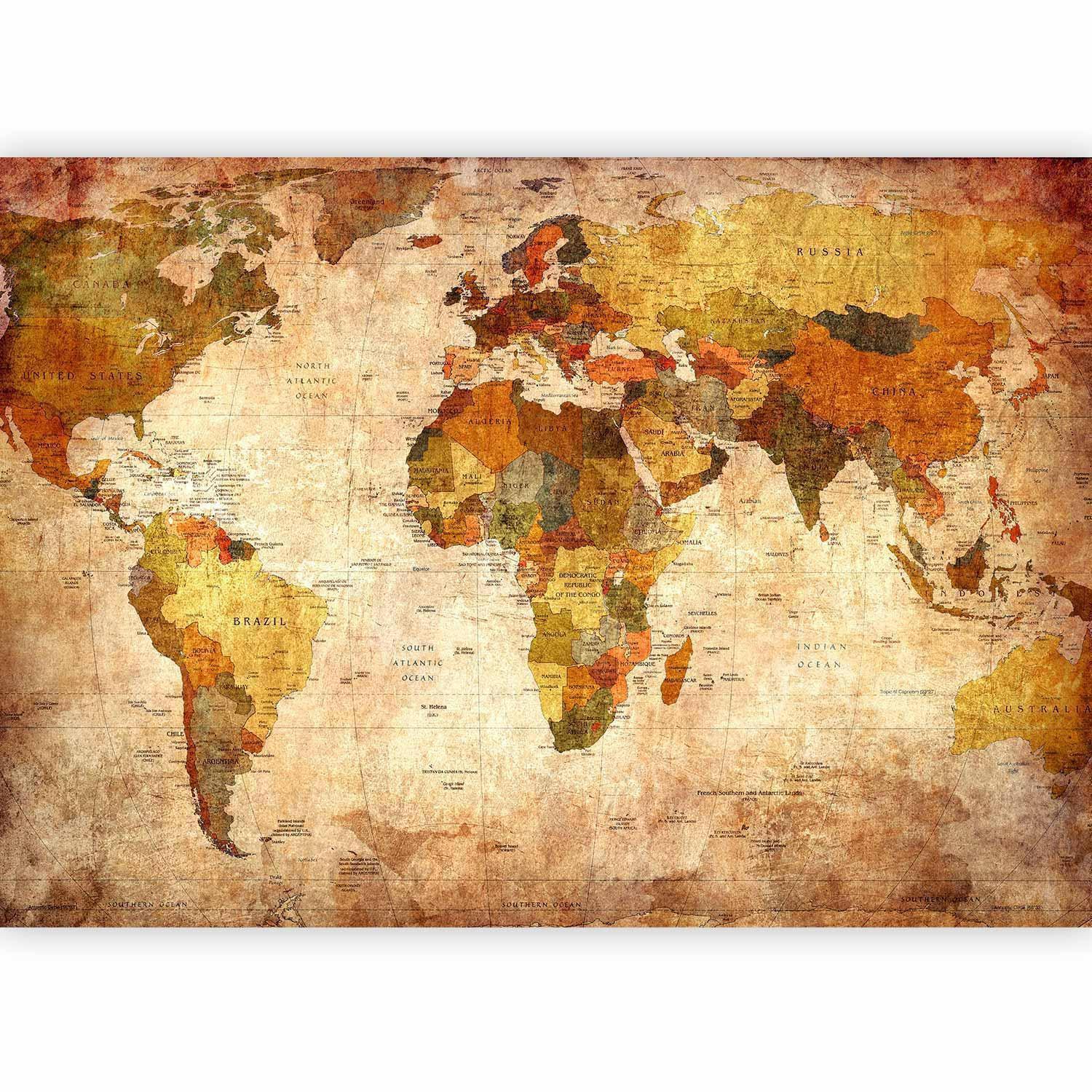 Papier peint - Old World Map