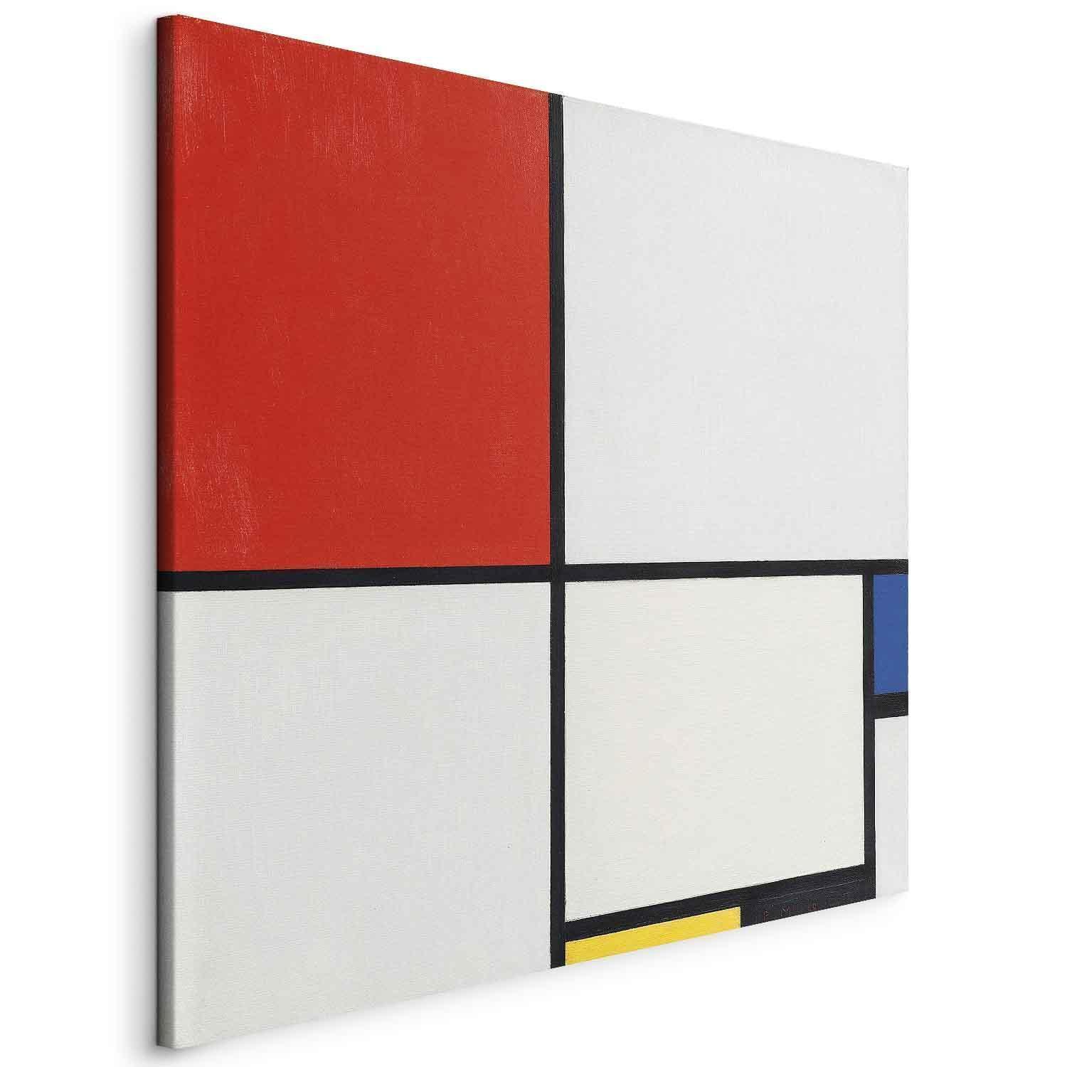 Tableau - Composition No III, with red, blue, yellow and black (Piet Mondrian)