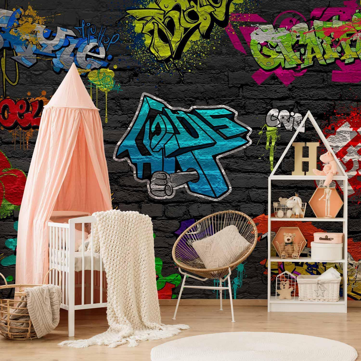 Papier peint - Graffiti wall