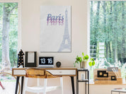 Tableau - Paris in Watercolours (1 Part) Vertical