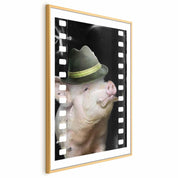 Poster - Pig with a Mustache