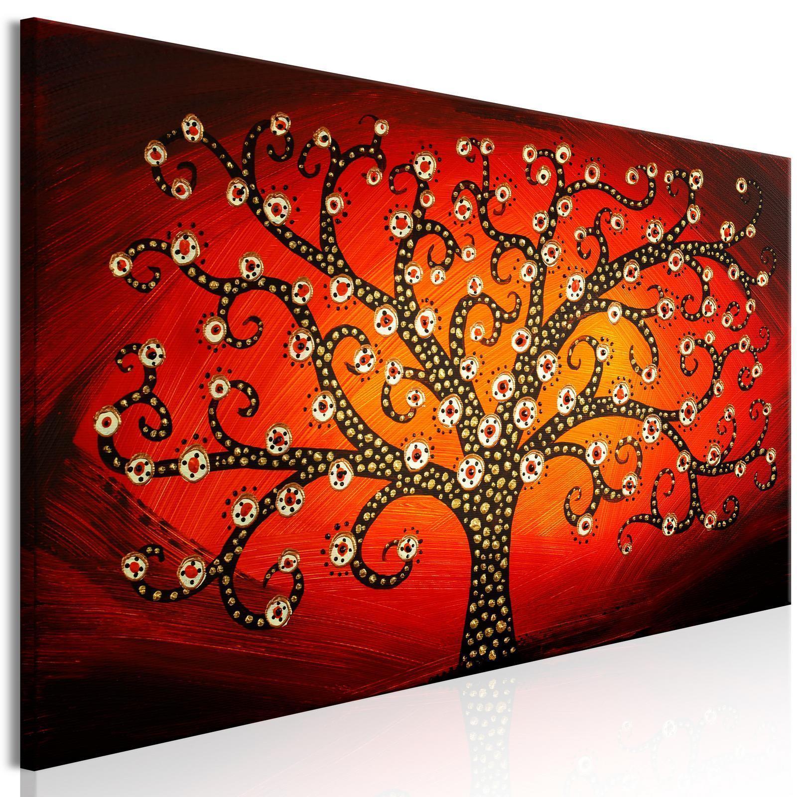 Tableau - Fiery Tree (1 Part) Narrow