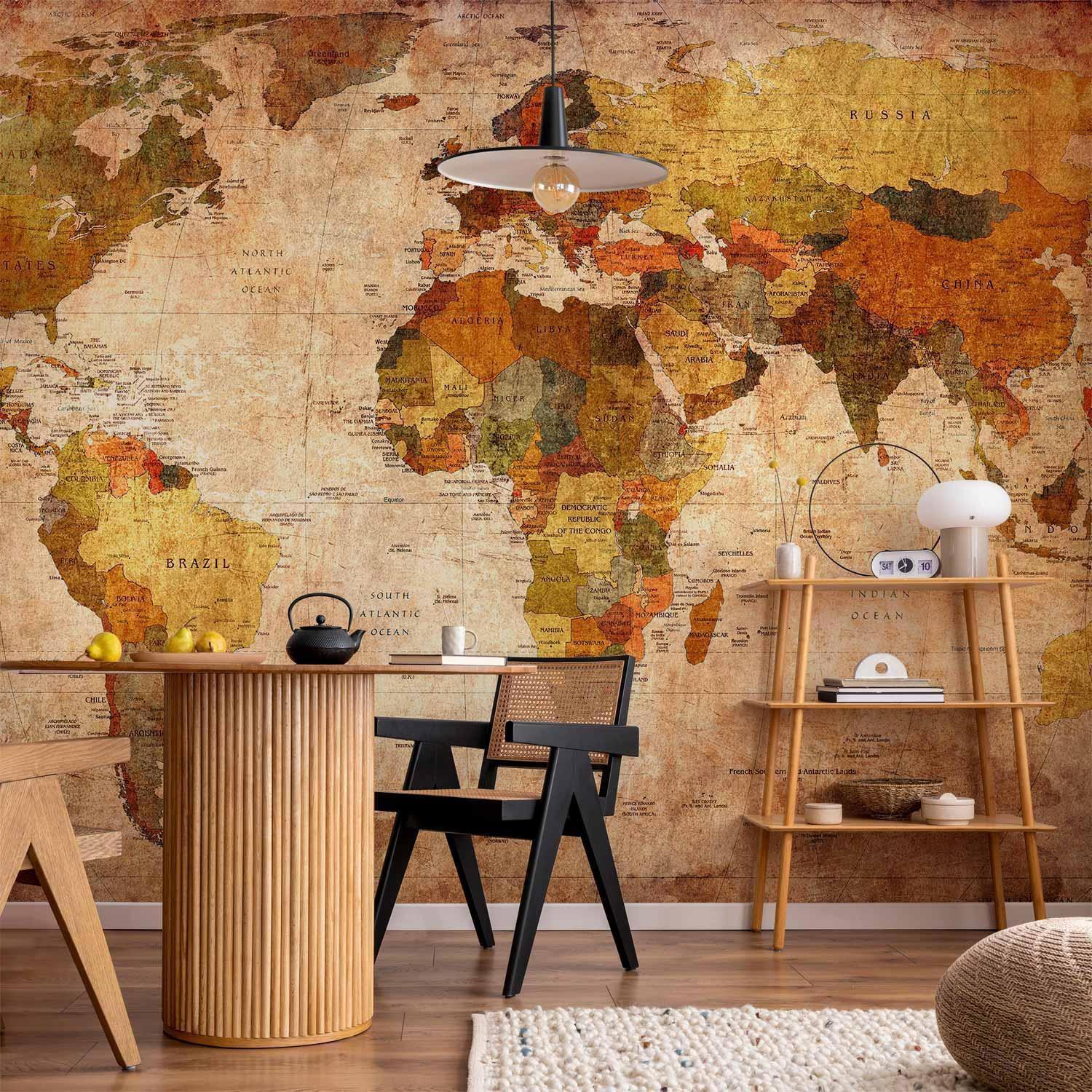 Papier peint - Old World Map