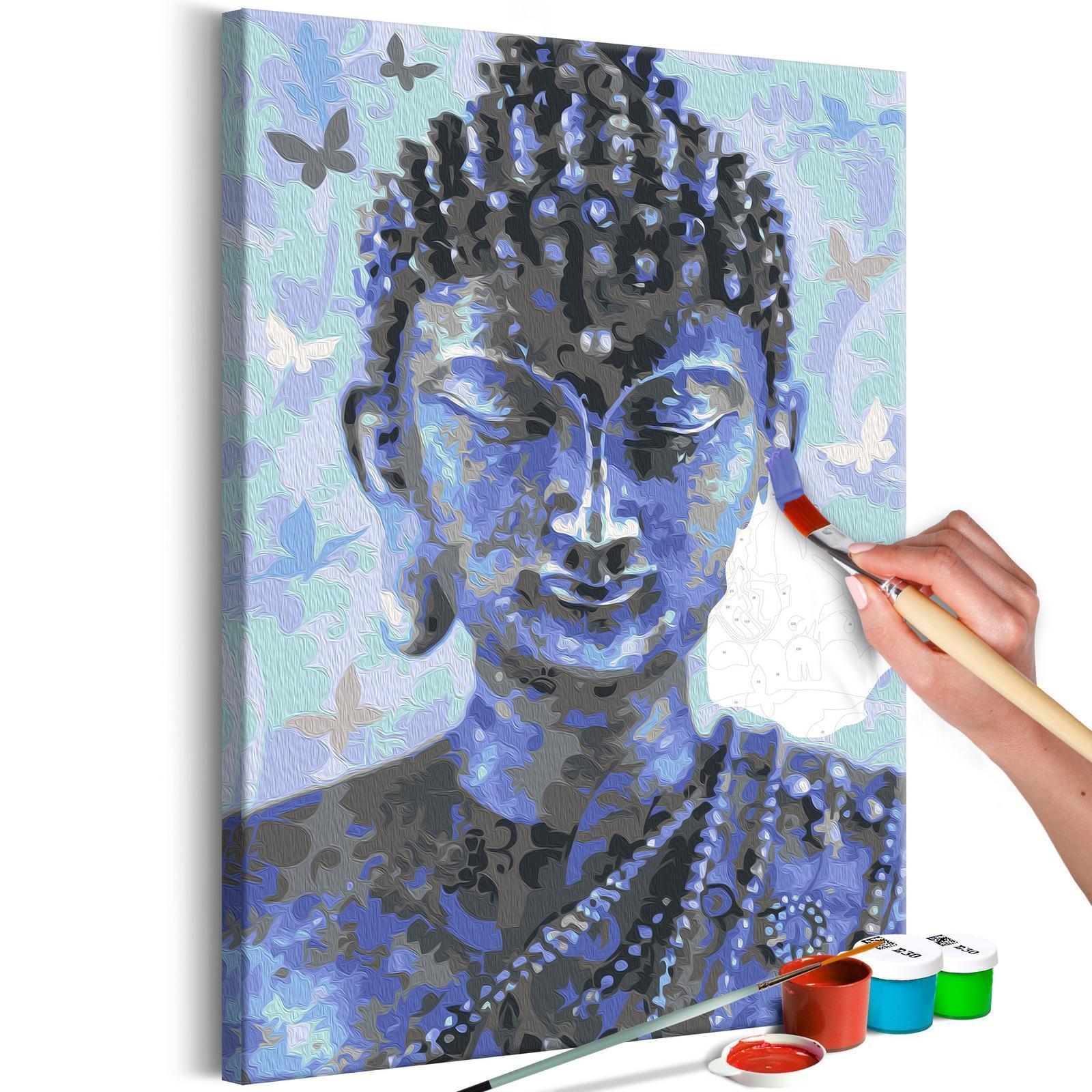 Peinture par numéros - Buddha and Butterflies