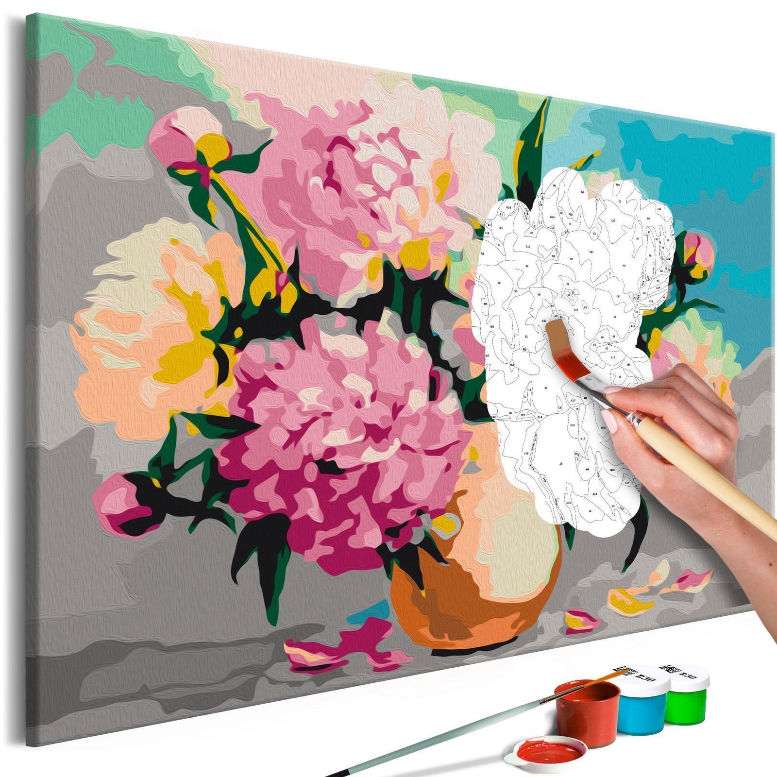 Peinture par numéros - Flowers in Vase