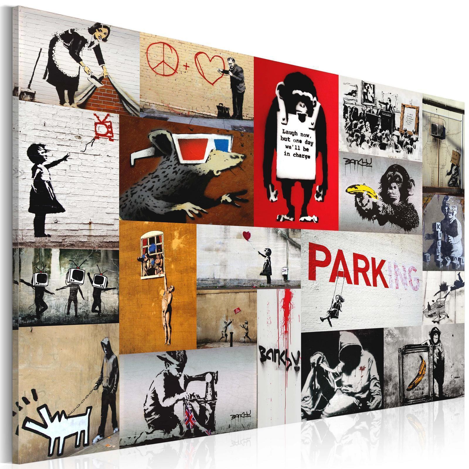 Tableau - Banksy - collage