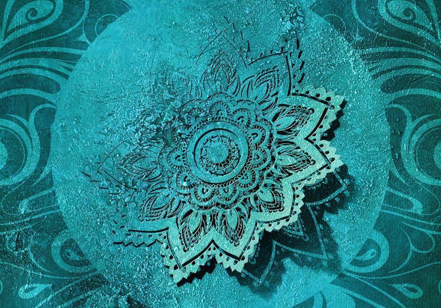 Papier peint - Azure Flower