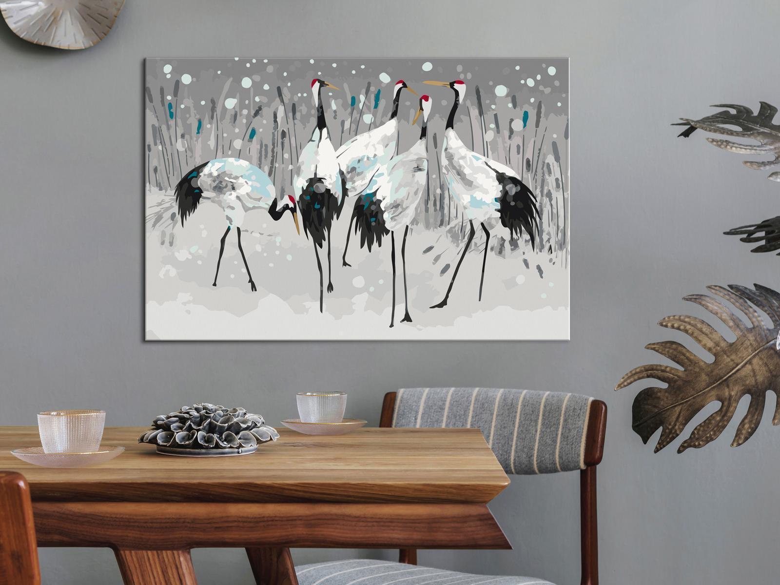 Peinture par numéros - Stork Family