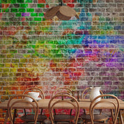 Papier peint - Rainbow Wall