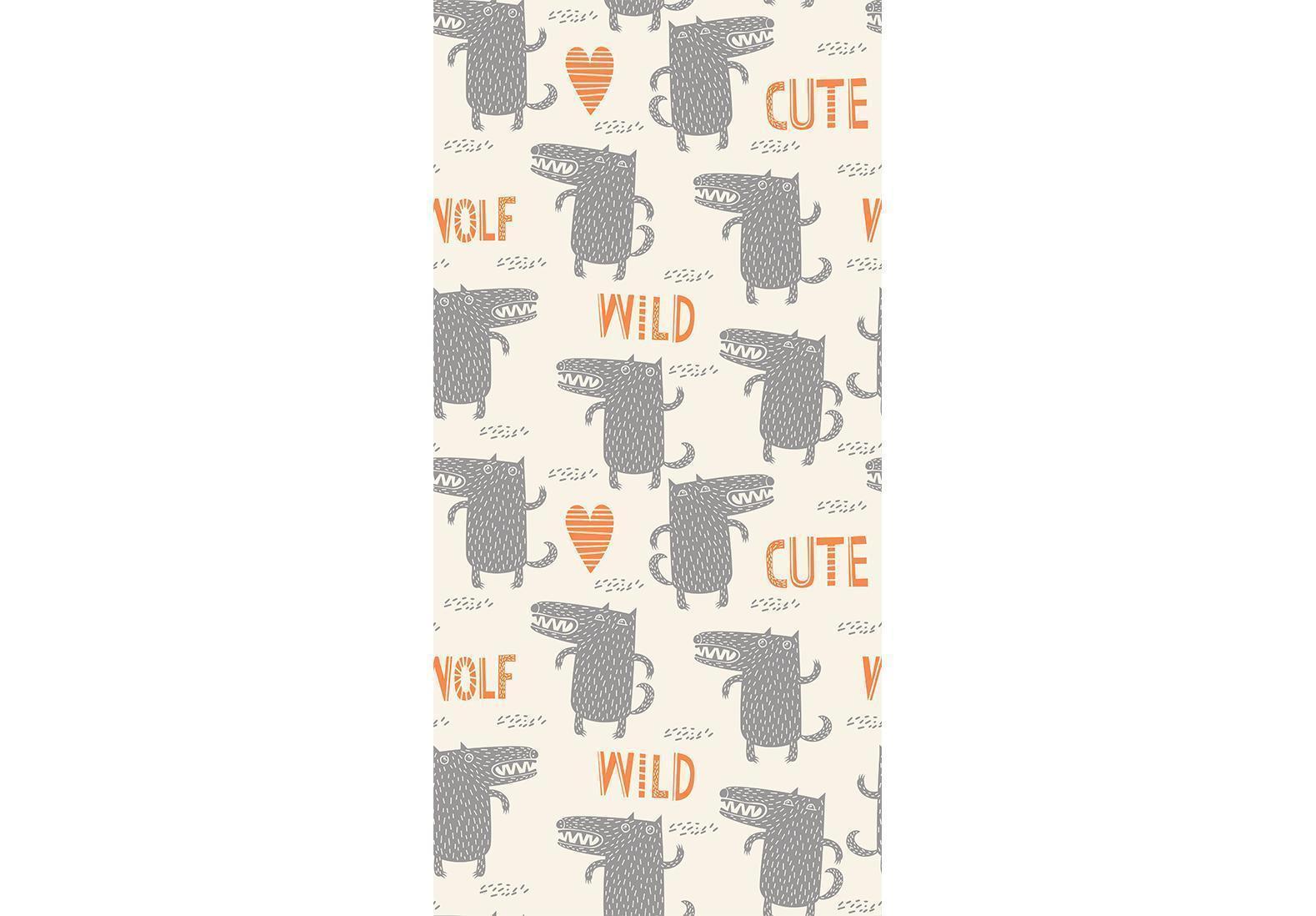 Tapisserie murale - Cute Wolf