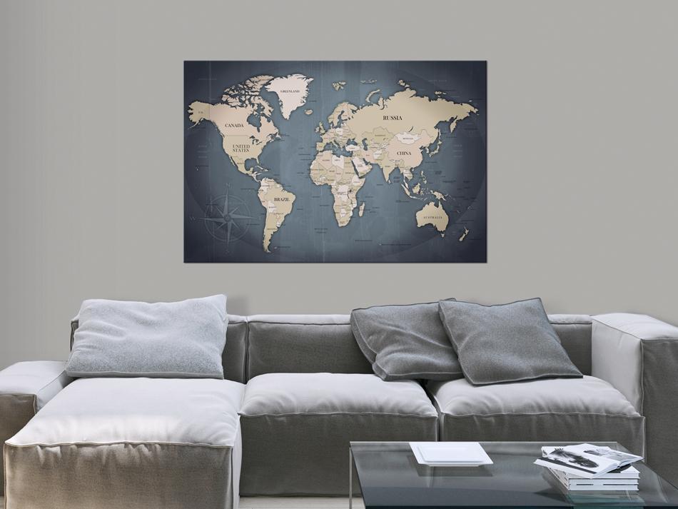 Tableau - World Map: Shades of Grey