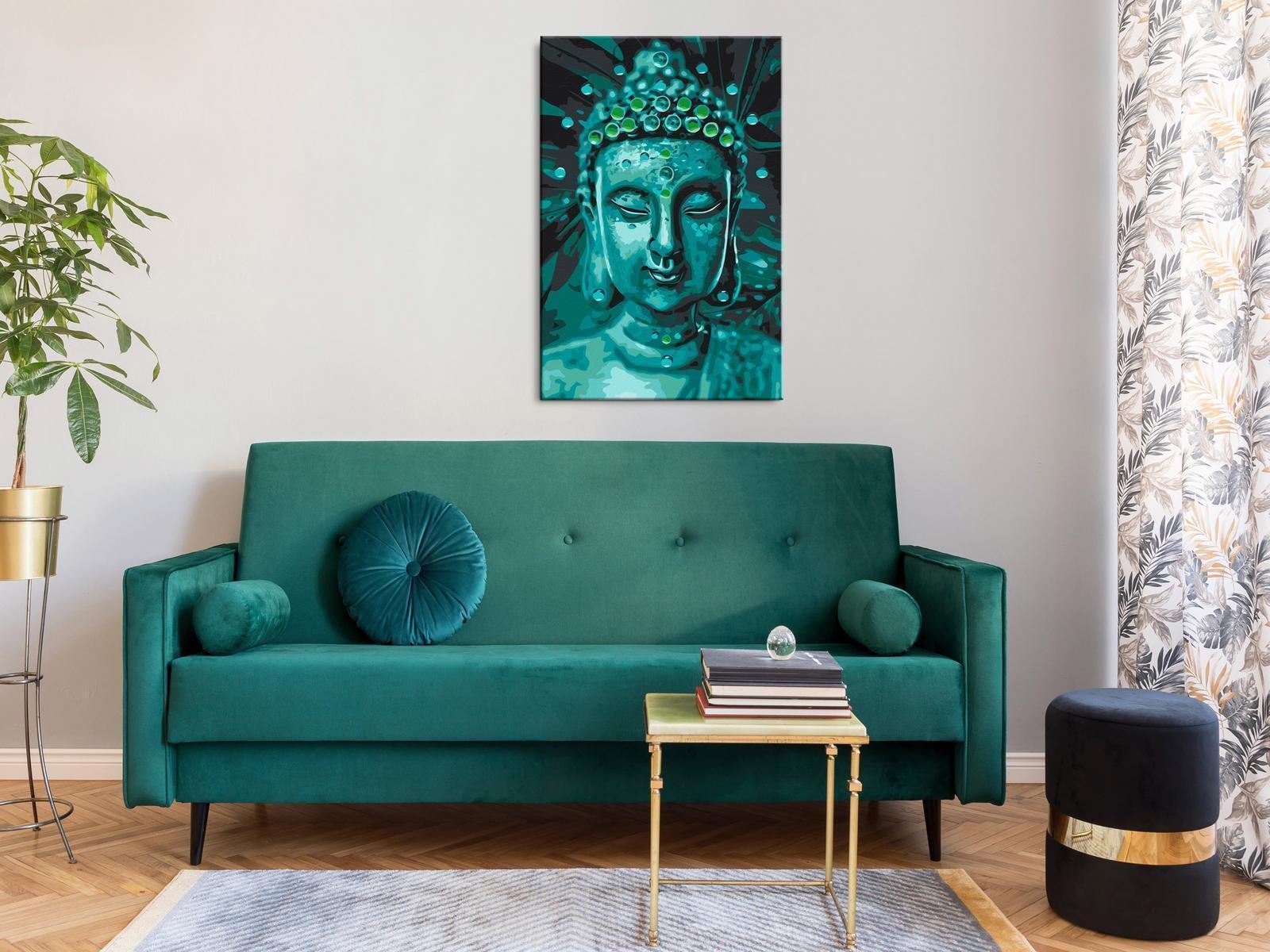 Peinture par numéros - Emerald Buddha