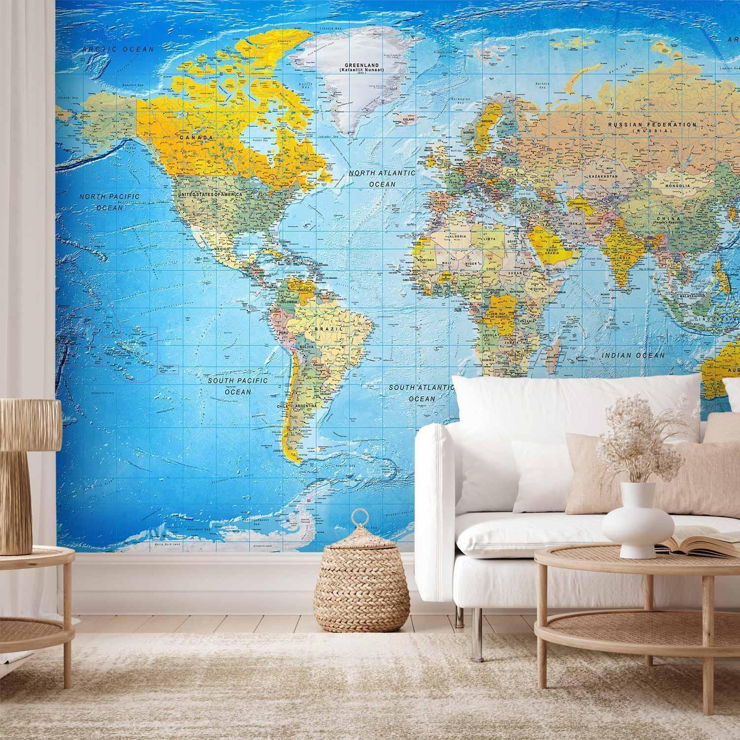 Papier peint - World Classic Map