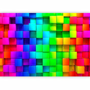 Papier peint - Colourful Cubes