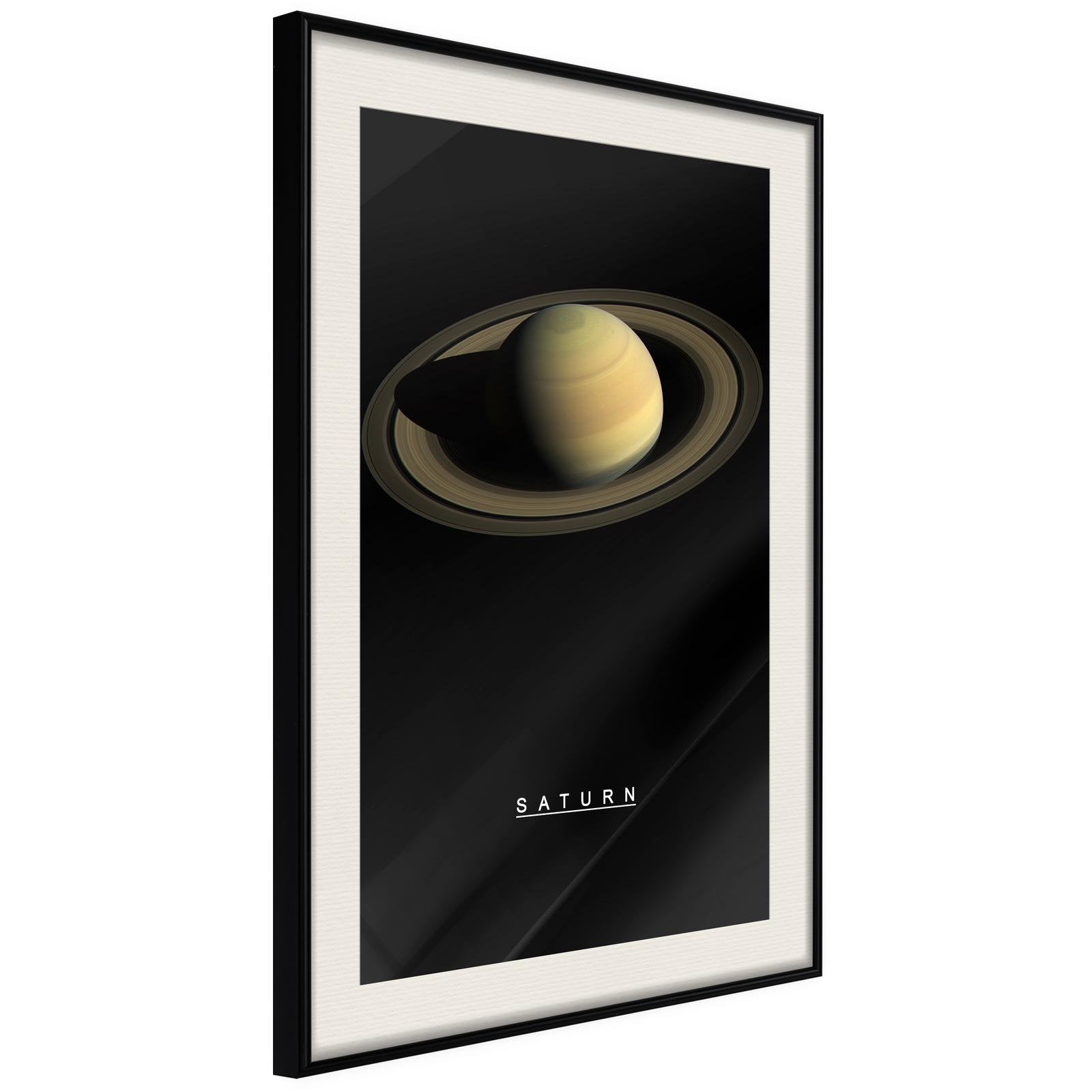 Poster Saturne du Système Solaire