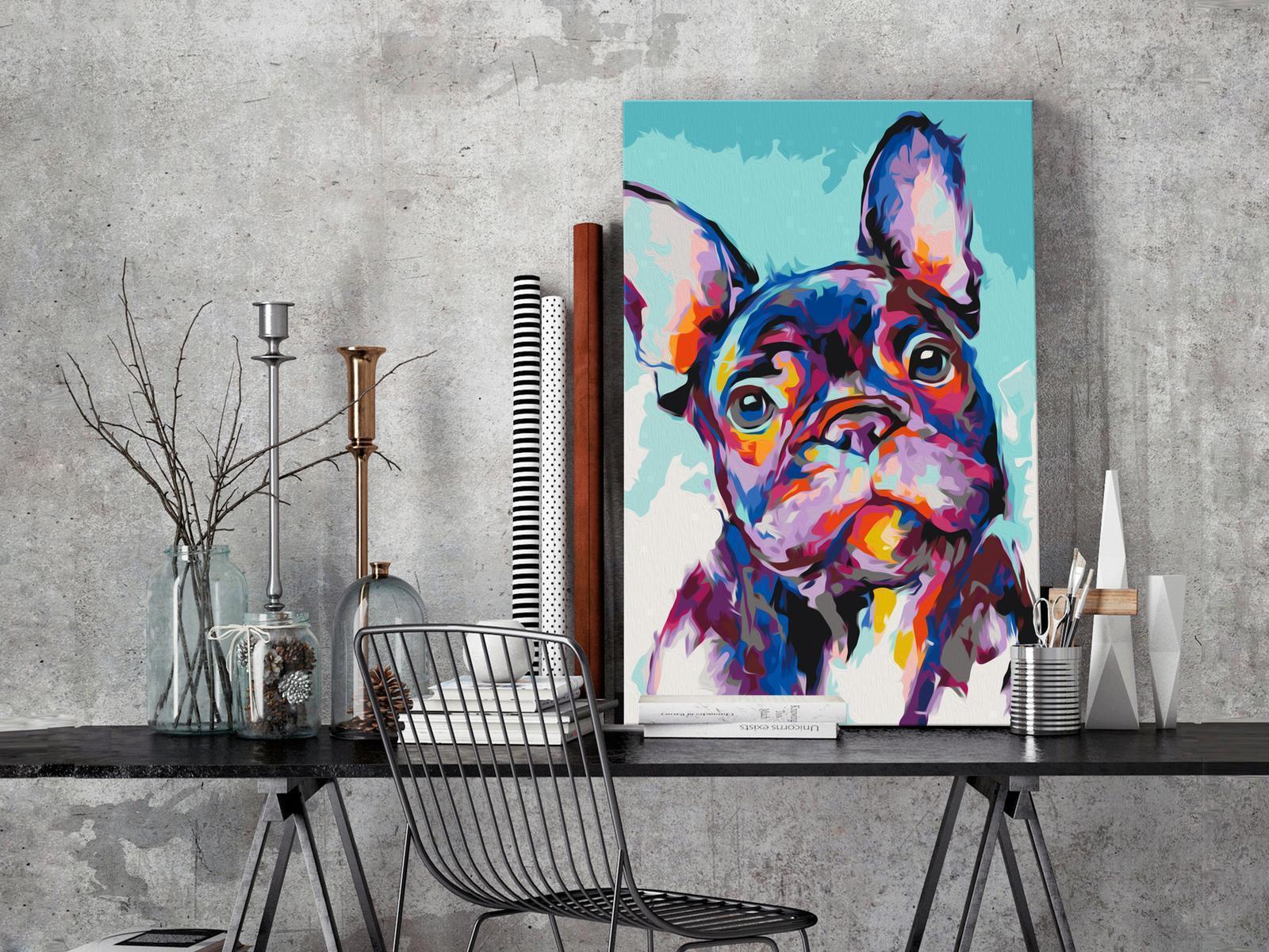 Peinture par numéros - Bulldog Portrait