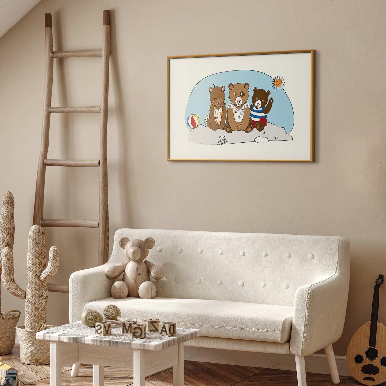 Poster - Bears on the Beach