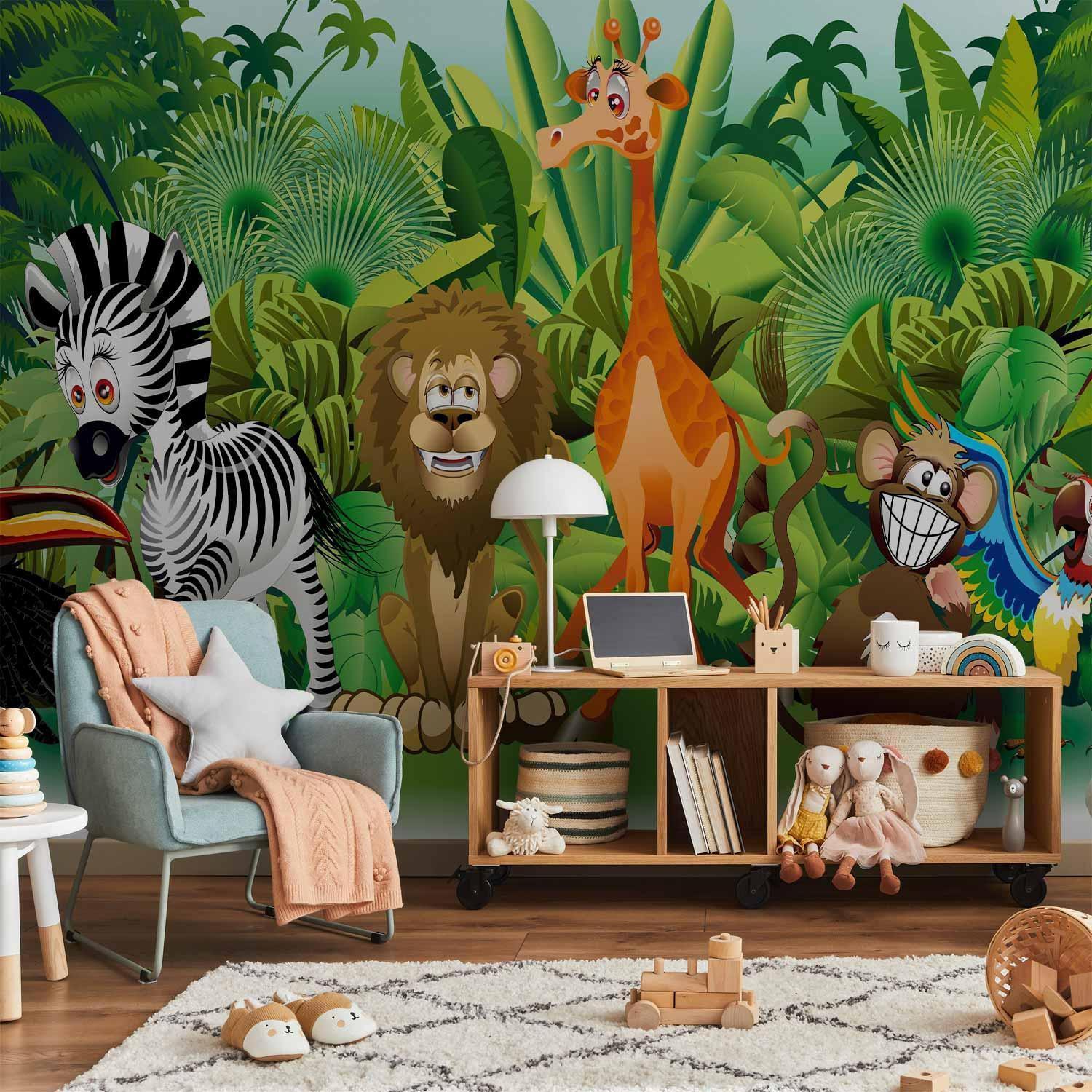 Papier peint - Jungle Animals