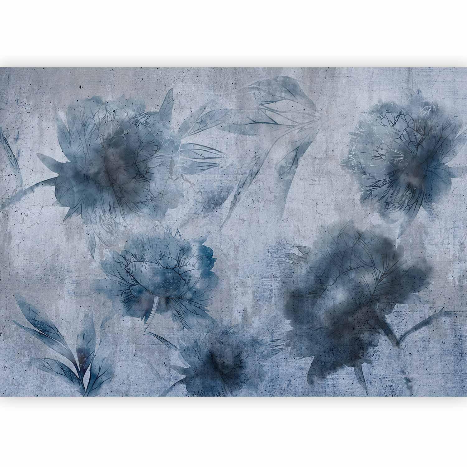 Papier peint - Blue Peonies