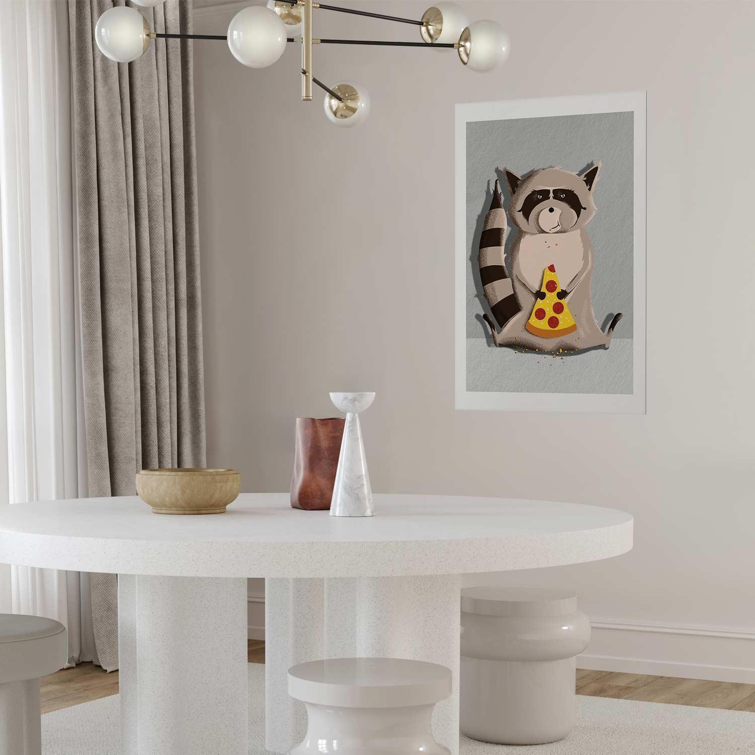 Poster - Raccoon Glutton