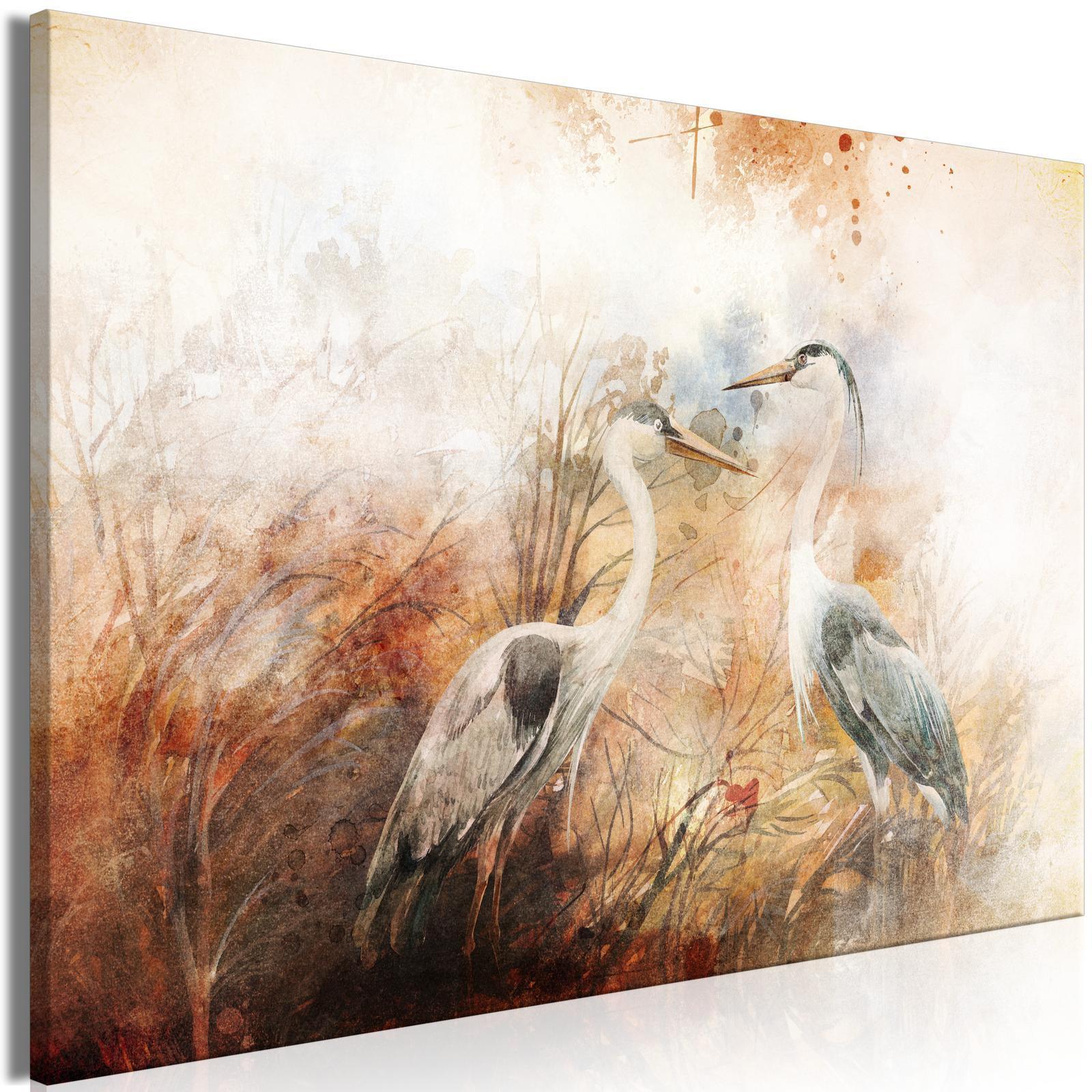 Tableau - Herons on the Hunt (1 Part) Wide