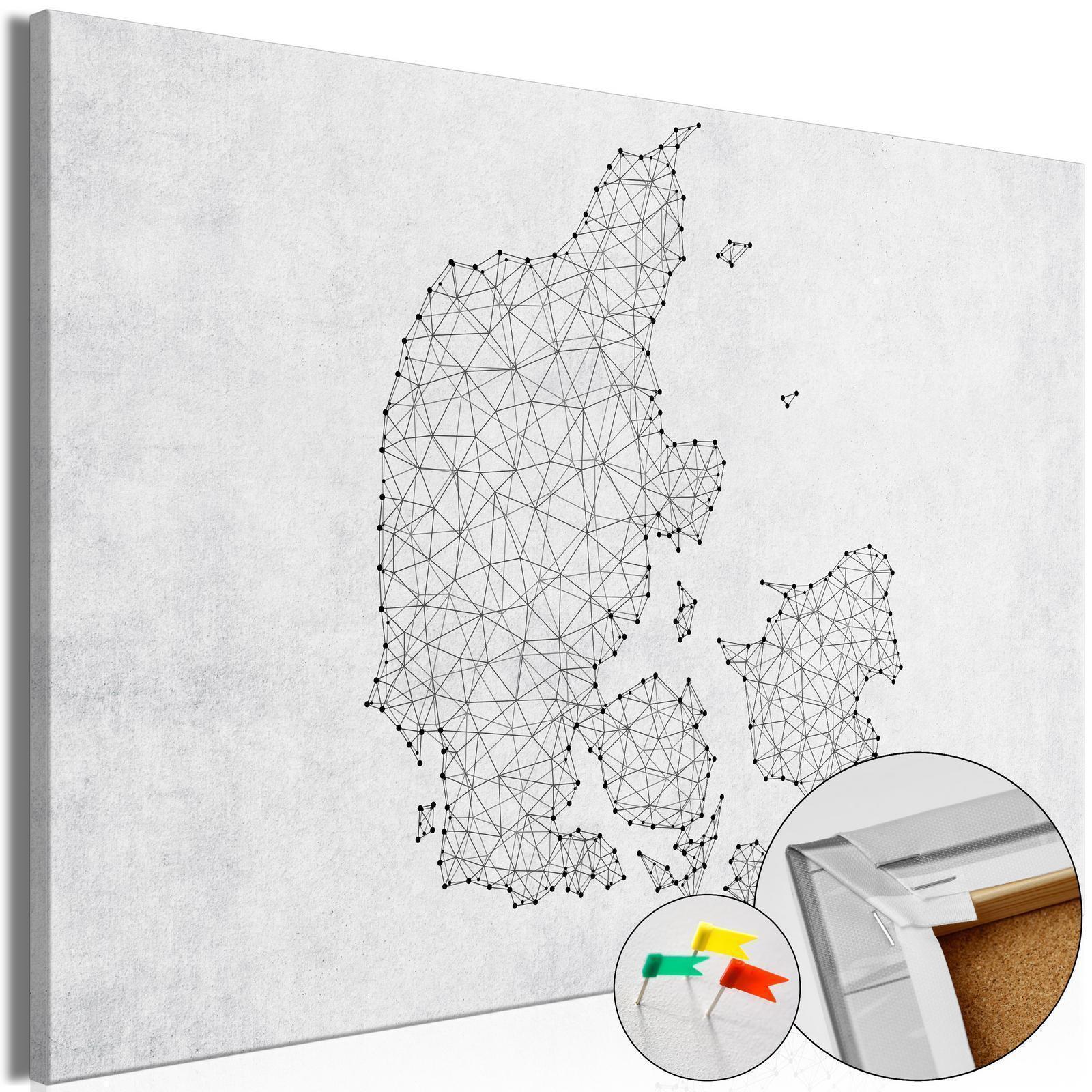 Tableau en liège - Geometric Land